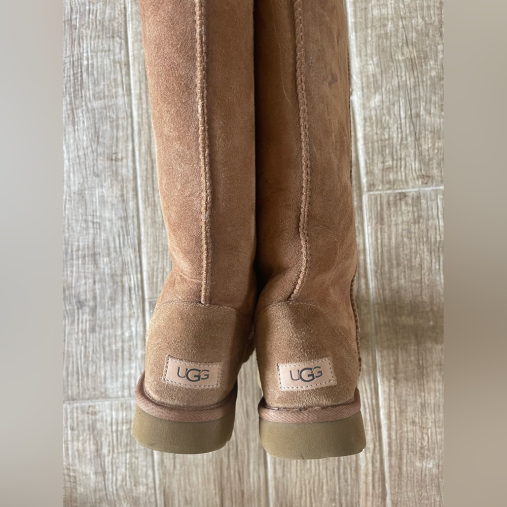 Authentic Ugg Tall Boots, Chestnut - image 5